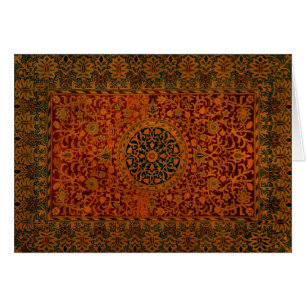 William Morris Tapestry Carpet Matta Hälsningskort