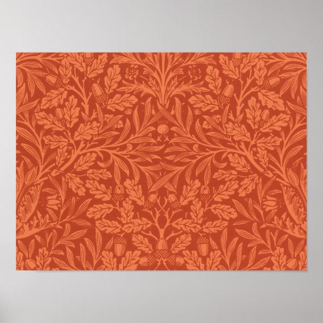 William morris tapet acorns och ek poster (Framsidan)