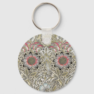 william morris tapet corncockle blommigt nyckelring