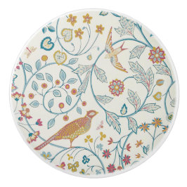 William Morris - Tapet med Ugglor och Bär  Knopp