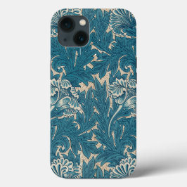 William Morris Teal Tulip Mönster