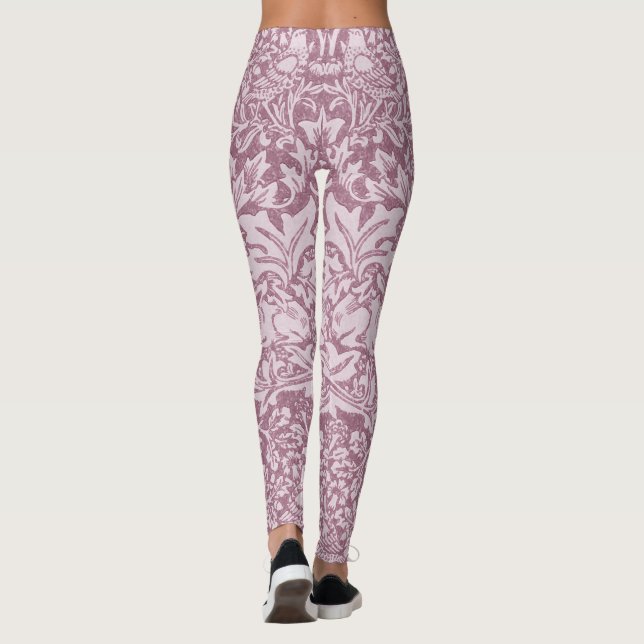William Morris,The Strawberry thief,revamped,art n Leggings (Baksida)