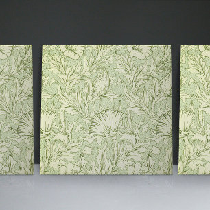 William Morris Thistle Art nouveau Blommönster Kakelplatta