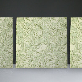William Morris Thistle Art nouveau Blommönster Kakelplatta