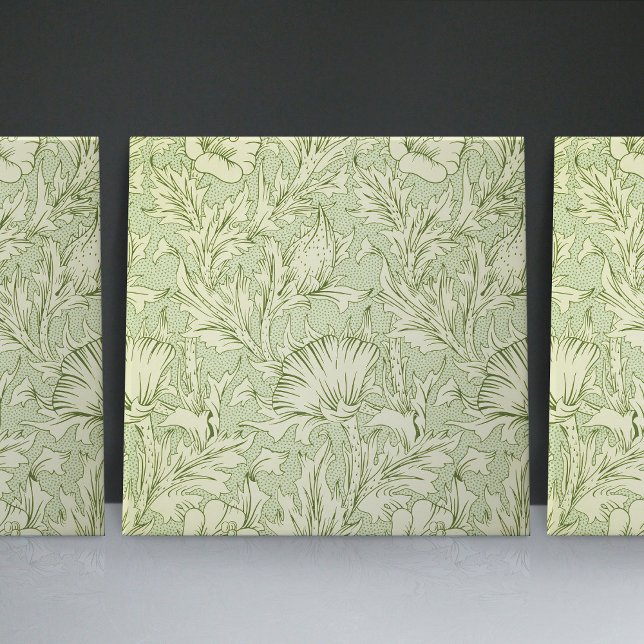 William Morris Thistle Art nouveau Blommönster Kakelplatta (Skapare uppladdad)