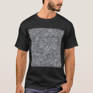 William Morris Thistle Blommigt Tapet Flower Art T Shirt