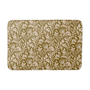 William Morris Thistle Damask, Taupe Tan och Beige Badrumsmatta