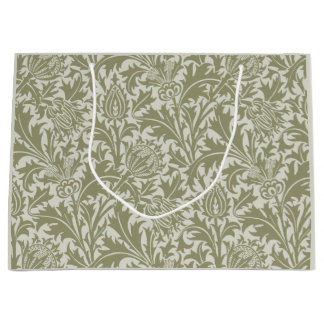 William Morris Thistle Sage Grönt Mönster