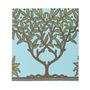 William Morris Träd Frieze Blommigt Tapet Anteckningsblock