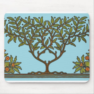 William Morris Träd Frieze Blommigt Tapet Musmatta