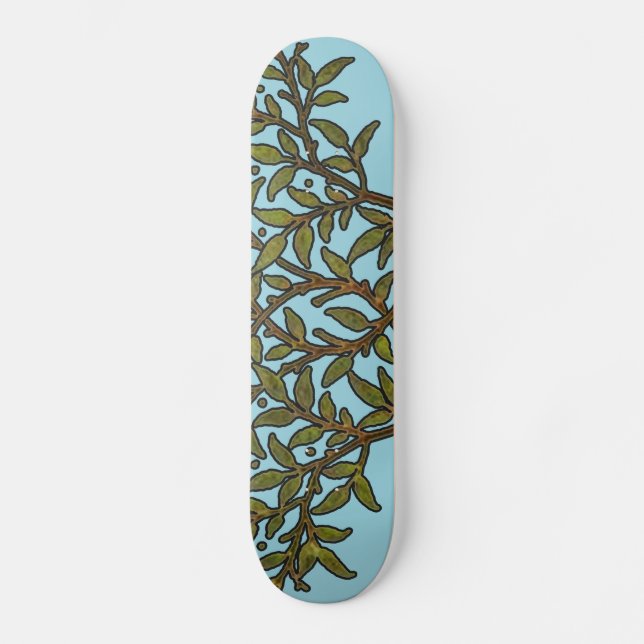 William Morris Träd Frieze Blommigt Tapet Skateboard Bräda 20 Cm (Framsida)