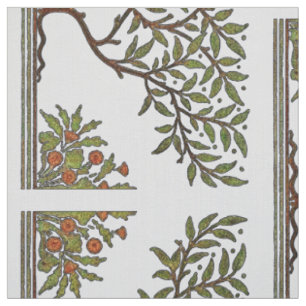 William Morris Träd Frieze Blommigt Tapet Tyg