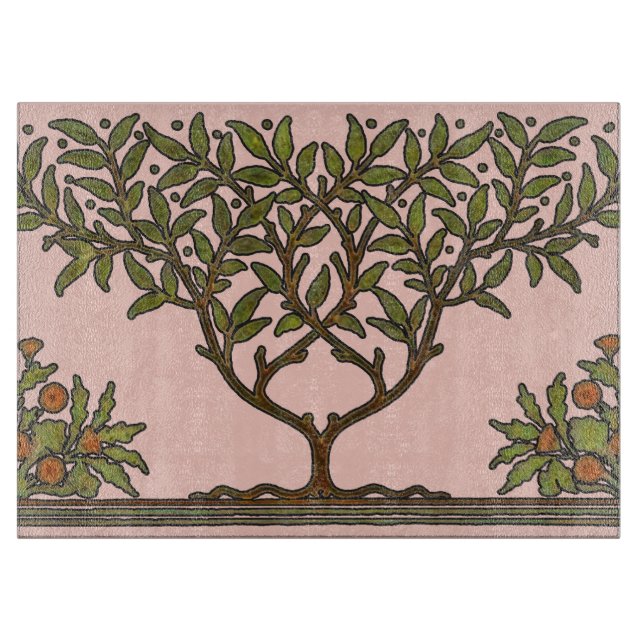 William Morris Träd Fris Blommig Tapet (Framsidan)