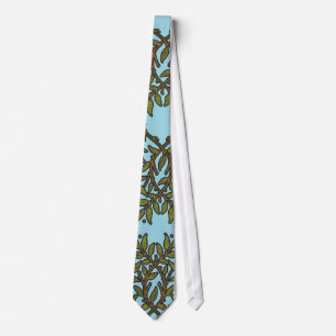 William Morris Träd Fris Blommig Tapet Slips