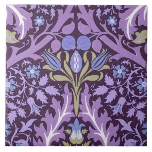 William Morris ”Trädgårdsblad” 2 Kakelplatta