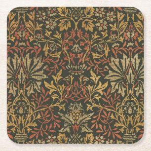 William Morris Trädgårdsmattan Vävnad Underlägg Papper Kvadrat