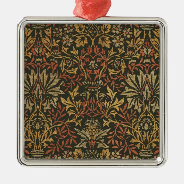 William Morris Trädgårdsmattan Vävtapet Julgransprydnad Metall (Framsidan)