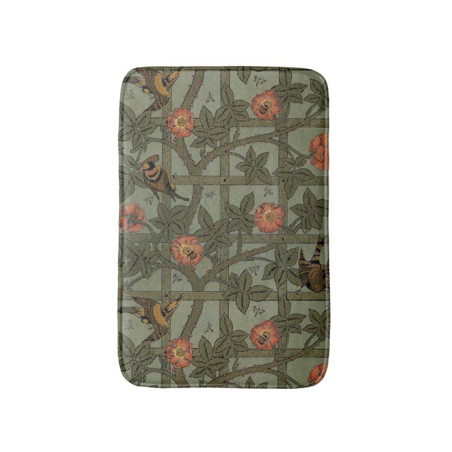 William Morris Trädgårdstapet Konst Badrumsmatta (Framsidan (Vertikal))
