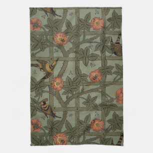 William Morris Trädgårdstapet Konst Kökshandduk