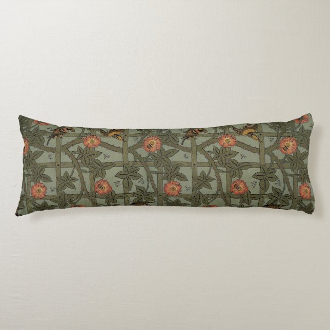 William Morris Trädgårdstapet Konst Kroppskudde (Framsidan)