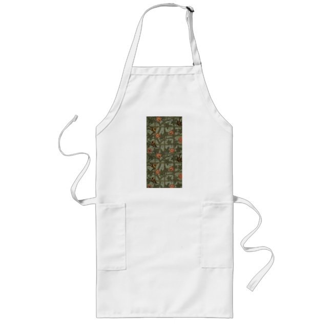 William Morris Trädgårdstapet Konst Långt Förkläde (Framsidan)
