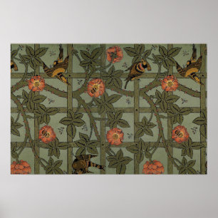 William Morris Trädgårdstapet Konst Poster