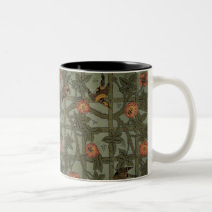 William Morris Trädgårdstapet Konst Två-Tonad Mugg