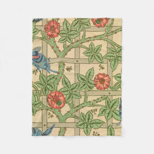 William Morris Trellis Classic Tapet Design Fleecefilt
