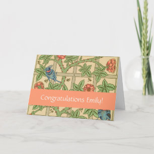 William Morris Trellis Classic Tapet Design Kort
