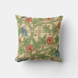 William Morris Trellis Classic Tapet Design Kudde