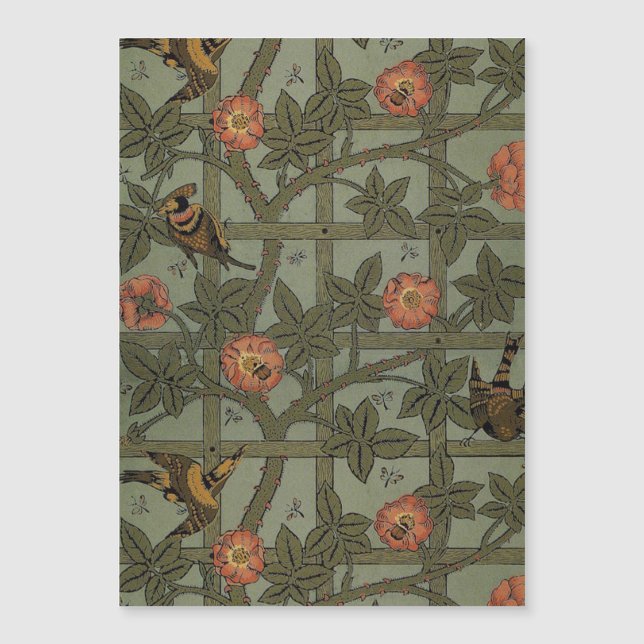 William Morris Trellis Tapet Art (Framsida)