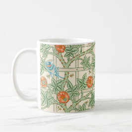 William Morris Trellis viktoriansk tapet Kaffemugg