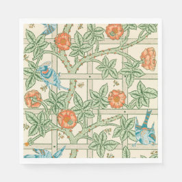 William Morris Trellis viktoriansk tapet Pappersservett