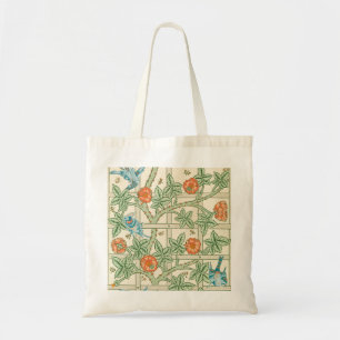 William Morris Trellis viktoriansk tapet Tygkasse