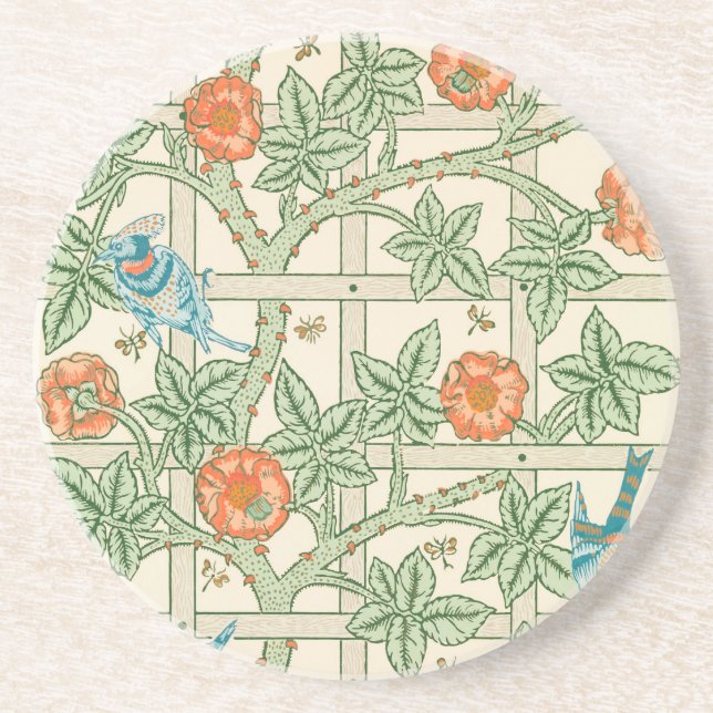 William Morris Trellis viktoriansk tapet Underlägg (Framsidan)