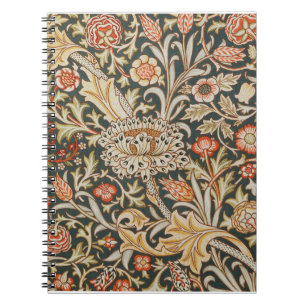 William Morris Trent Garden Flower Classic Botanic Anteckningsbok