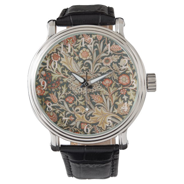 William Morris Trent Garden Flower Classic Botanic Armbandsur (Framsida)