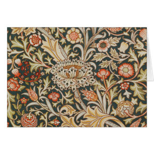 William Morris Trent Garden Flower Classic Botanic Hälsningskort
