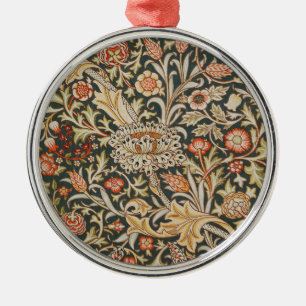 William Morris Trent Garden Flower Classic Botanic Julgransprydnad Metall