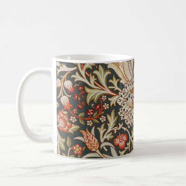 William Morris Trent Garden Flower Classic Botanic Kaffemugg (Vänster)