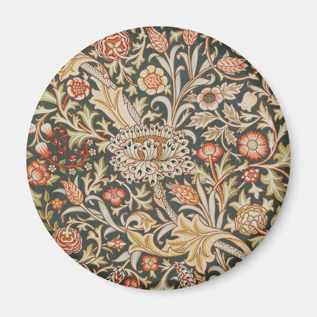 William Morris Trent Garden Flower Classic Botanic Magnet (Framsidan)