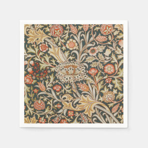 William Morris Trent Garden Flower Classic Botanic Pappersservett