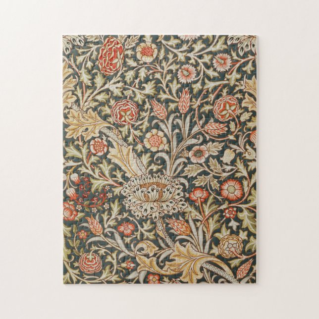 William Morris Trent Garden Flower Classic Botanic Pussel (Vertikal)
