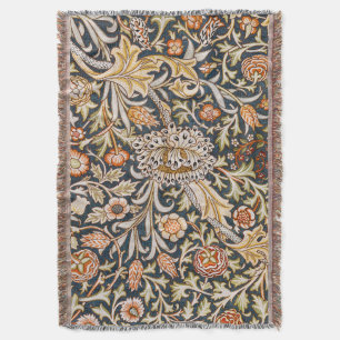William Morris Trent Garden Flower Mönster Classic Filt