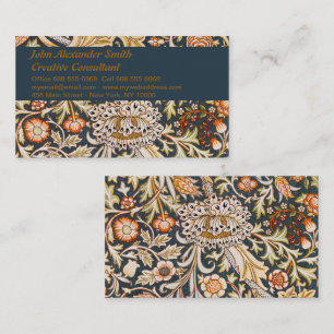 William Morris Trent Garden Flower Mönster Classic Visitkort
