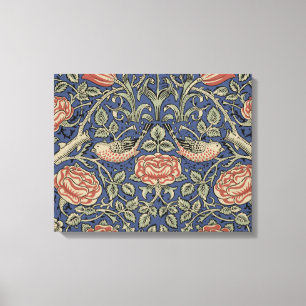 William Morris Tudor Ro Tapet Canvastryck
