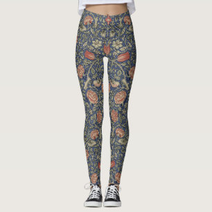 William Morris Tudor Ro Tapet Leggings