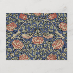 William Morris Tudor Ro Tapet Vykort