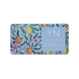 WILLIAM MORRIS TULIP ADDRESS-ETIKETT ADRESSETIKETT