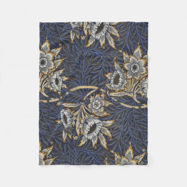 william morris tulip and willow tapestry pattern fleecefilt (Framsidan)
